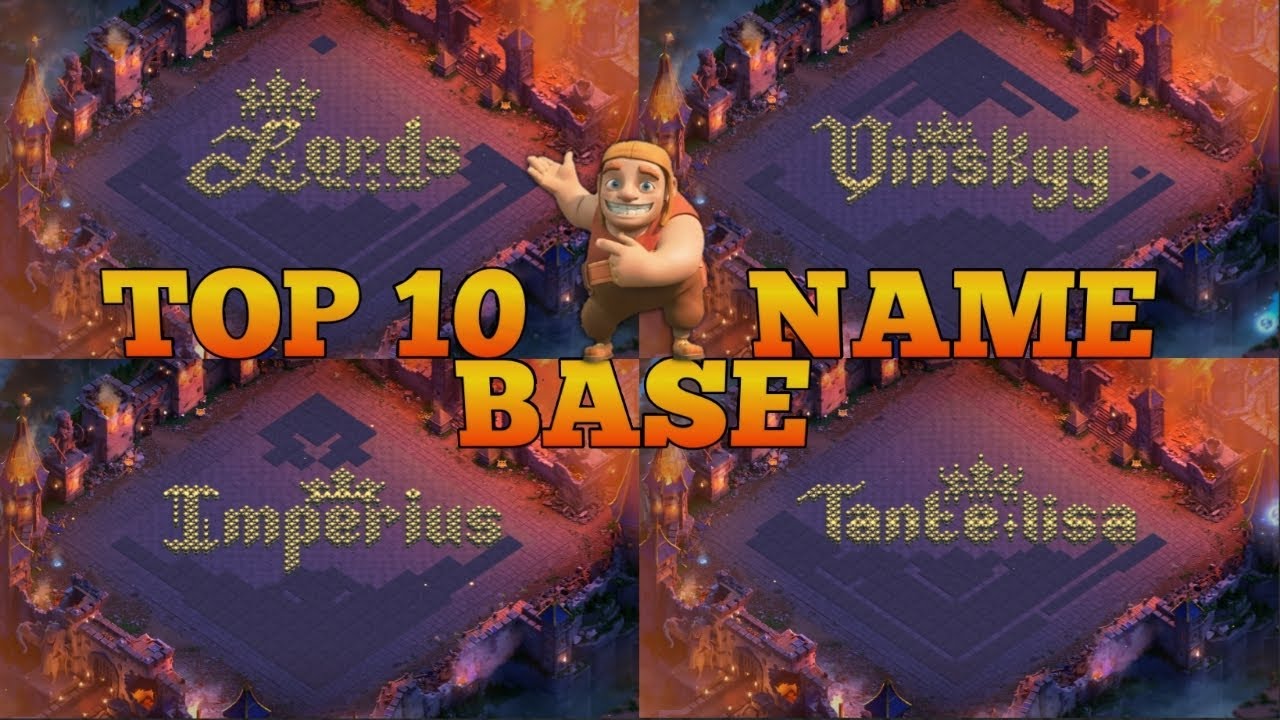 TOP 10 | BASE NAME TH17 | FUN BASE | ART BASE /Copylink #clashofclans 