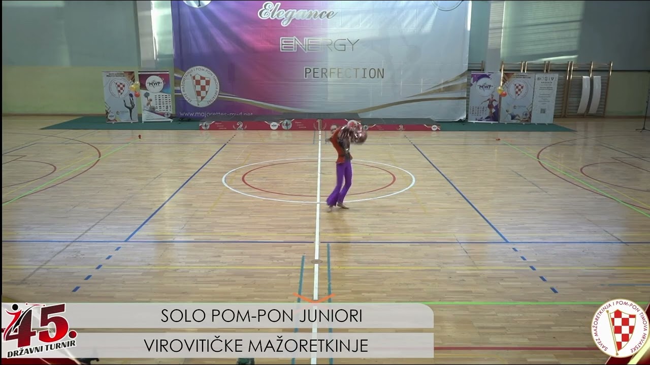 Virovitičke mažoretkinje - juniori solo pom pon Ema Malčec