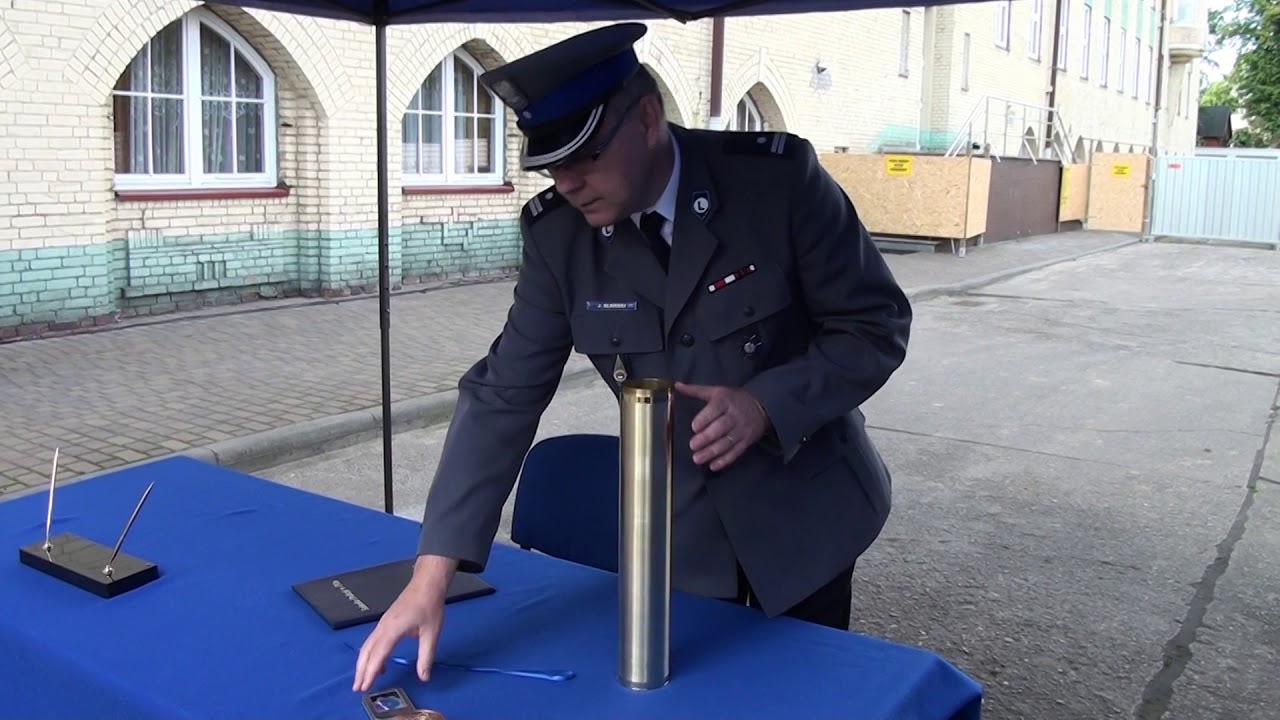 Wmurowanie aktu erekcyjnego pod budowę akademika dla Szkoły Policji w Pile