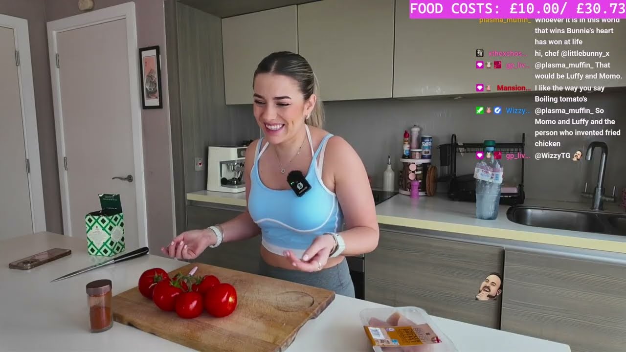 UK GIRL COOKING MOMO'S NEPALESE STYLE TWITCH VOD LITTLEBUNNY_X