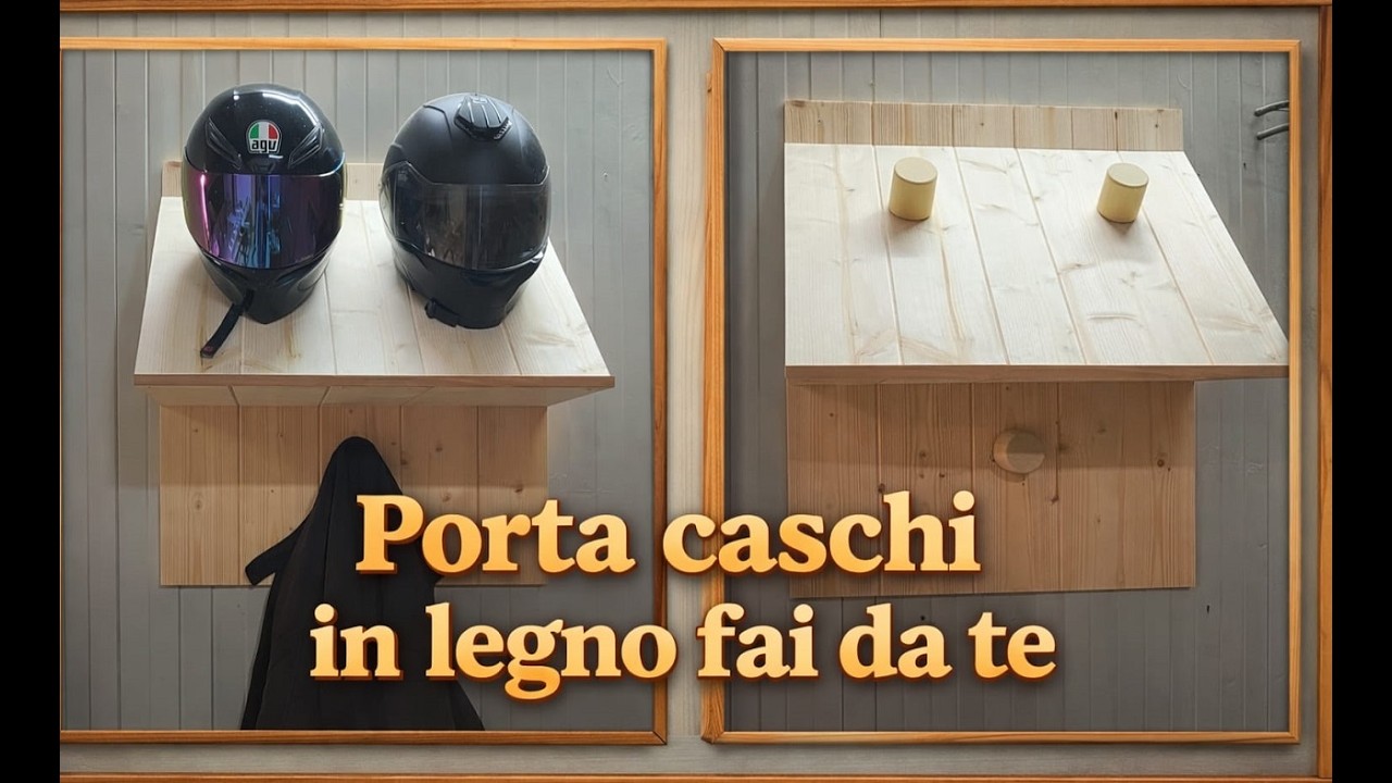 Costruisco un Porta Caschi per Moto Fatto in Casa!