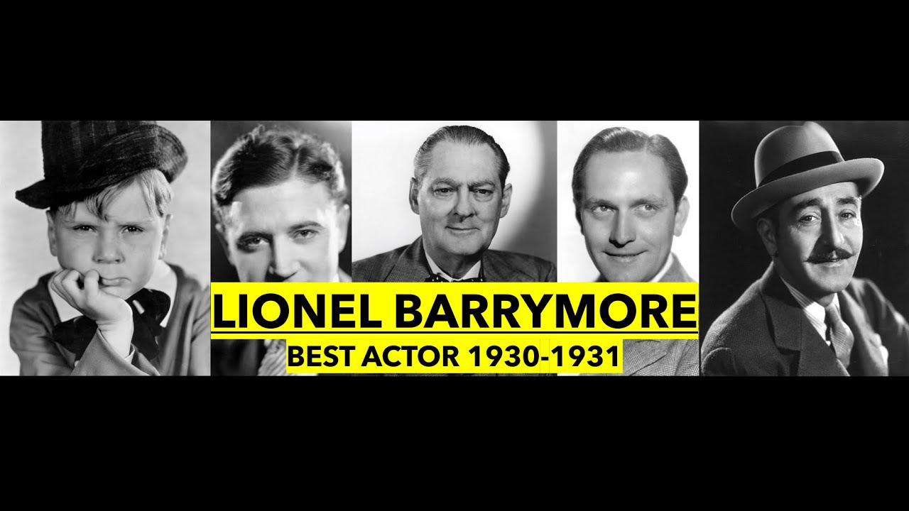 1930-1931 Best Actor: Lionel Barrymore in A Free Soul (1931)
