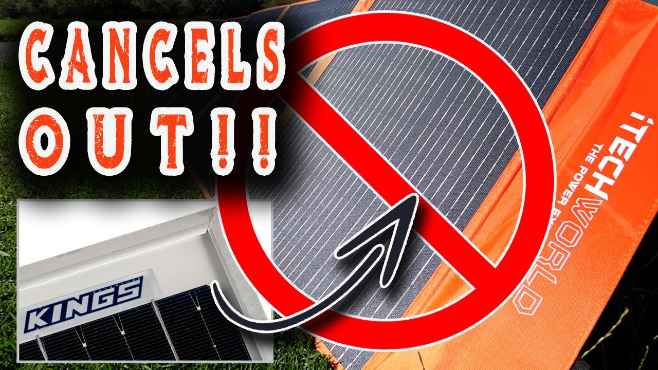 KINGS Fixed Solar Panels Cancel Out iTechWorld 300w Raptor Skin Solar Blanket? Real World Test!