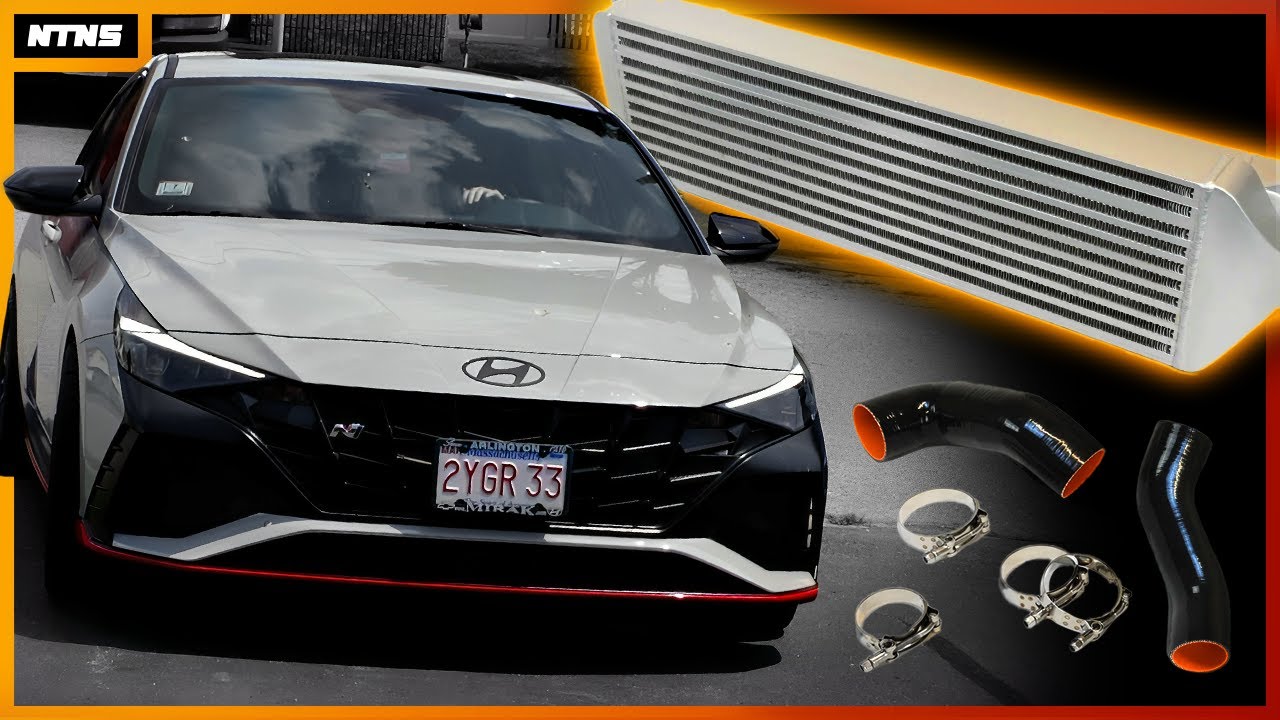 Hyundai Elantra N - Installing SXTH Element Upgraded Intercooler Kit!