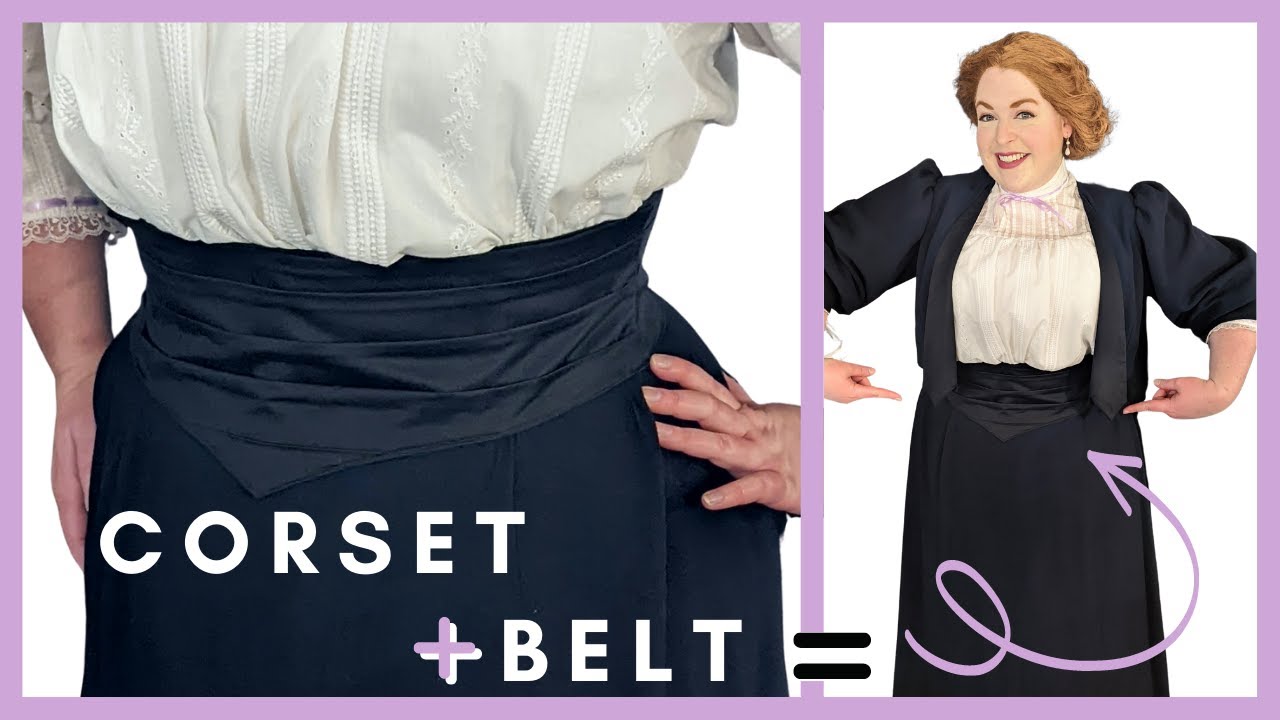 I Made an Edwardian Corset Belt