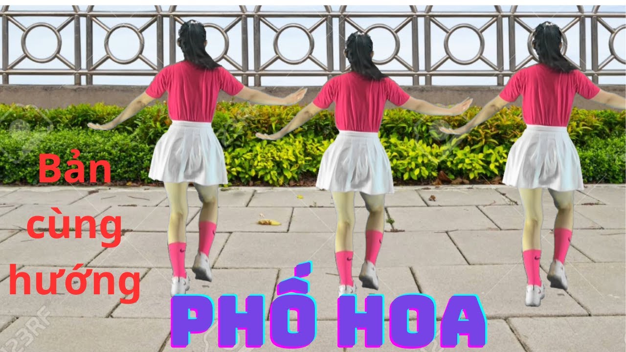 PHỐ HOA - CÙNG HƯỚNG- Bài đồng diễn đều đẹp - DỄ TẬP