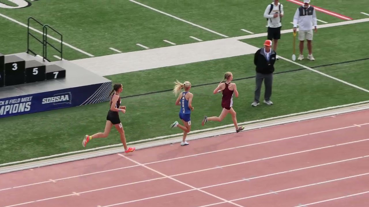 South Dakota High School State Track Meet Girl's AA 3200 meter