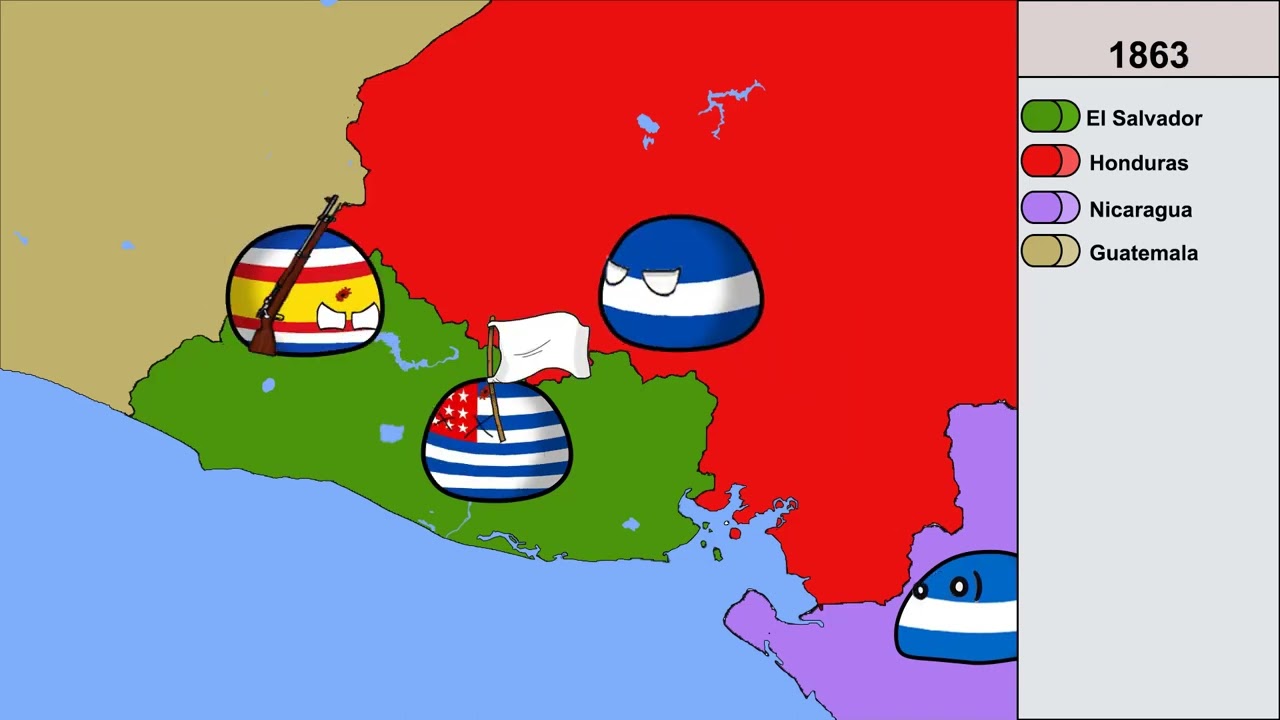 History of El Salvador Countryballs