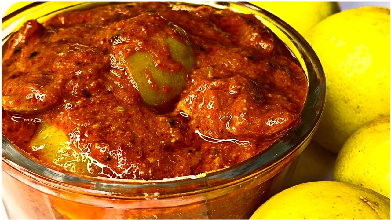 नींबू का चटपटा तीखा आचार Nimbu Ka teekha Achar |  Lemon Spicy Pickle Nimbu Achar