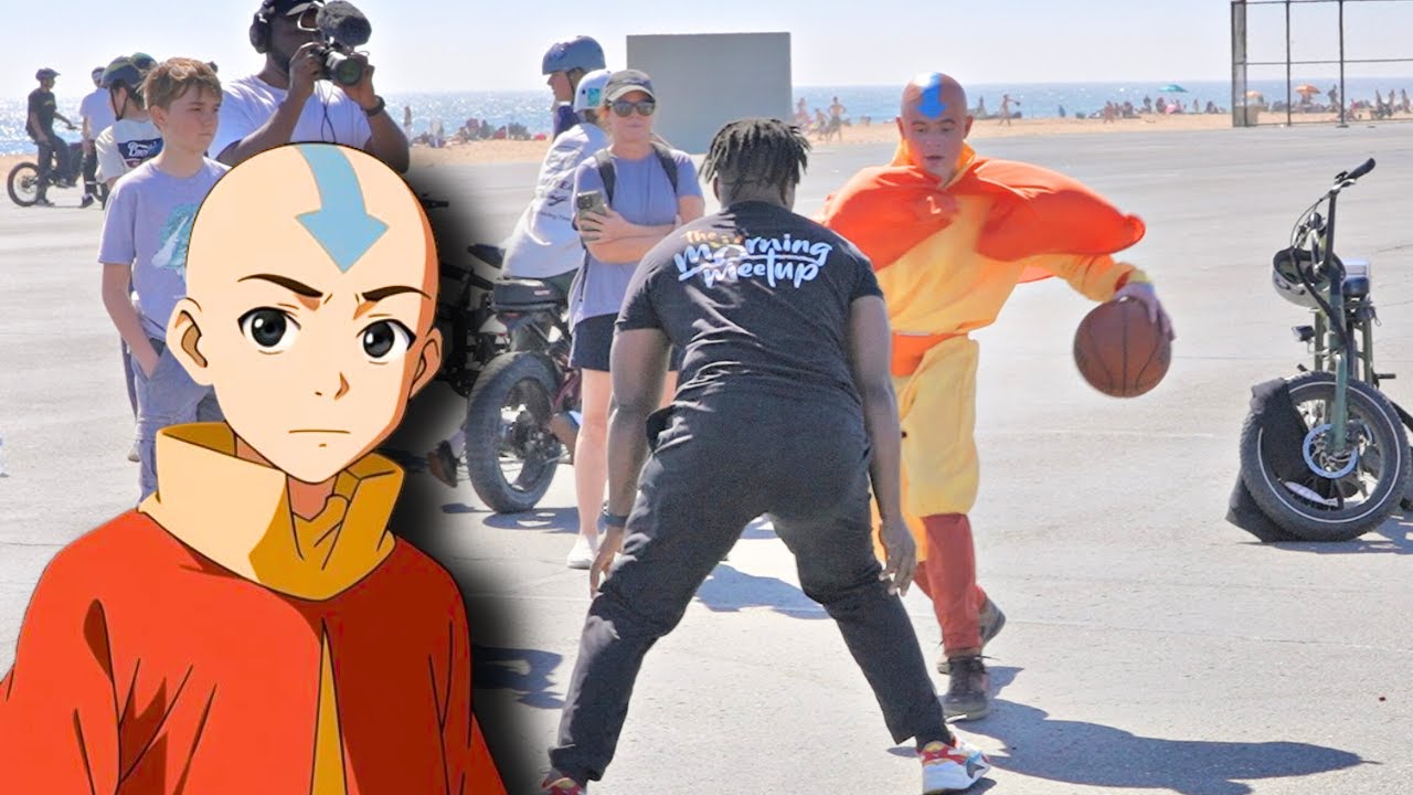 Aang (Avatar Last Airbender) Hooping In Real Life BTS
