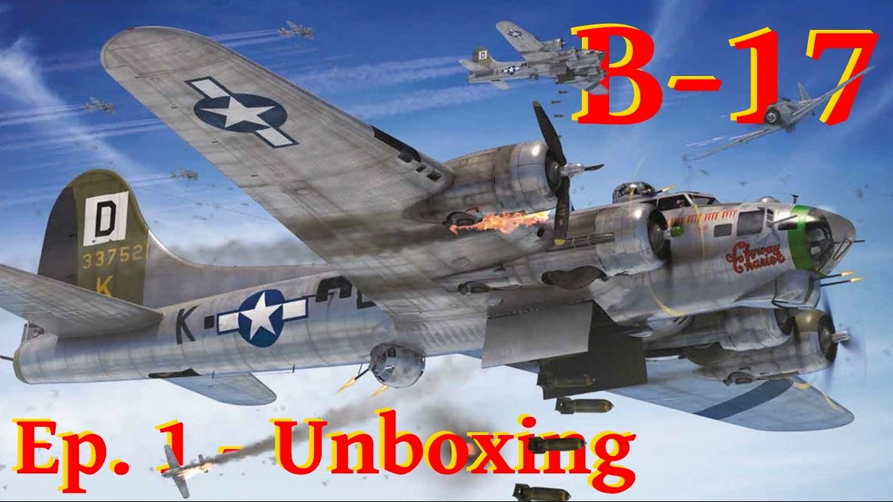 Model Flying Fortress B-17G - 1/72 Airfix - Unboxing