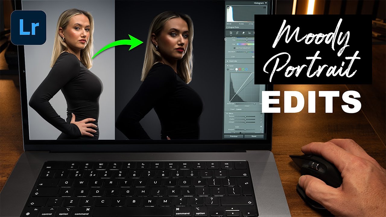 How to Edit DARK&nbsp;MOODY Portraits with Lightroom&nbsp;- Step by step