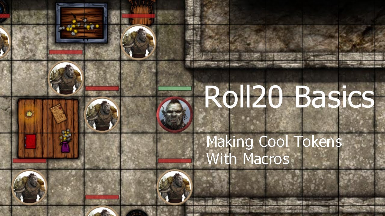 Roll20 Basics | Episode 2 | Making Cool tokens with Macros