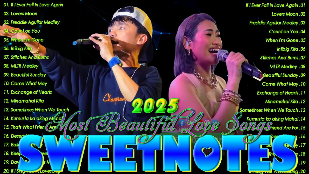 SWEETNOTES Music Concert 2026 💖 Best OPM Love Songs of All Time 💖 Tagalog Love Songs Collection 2026