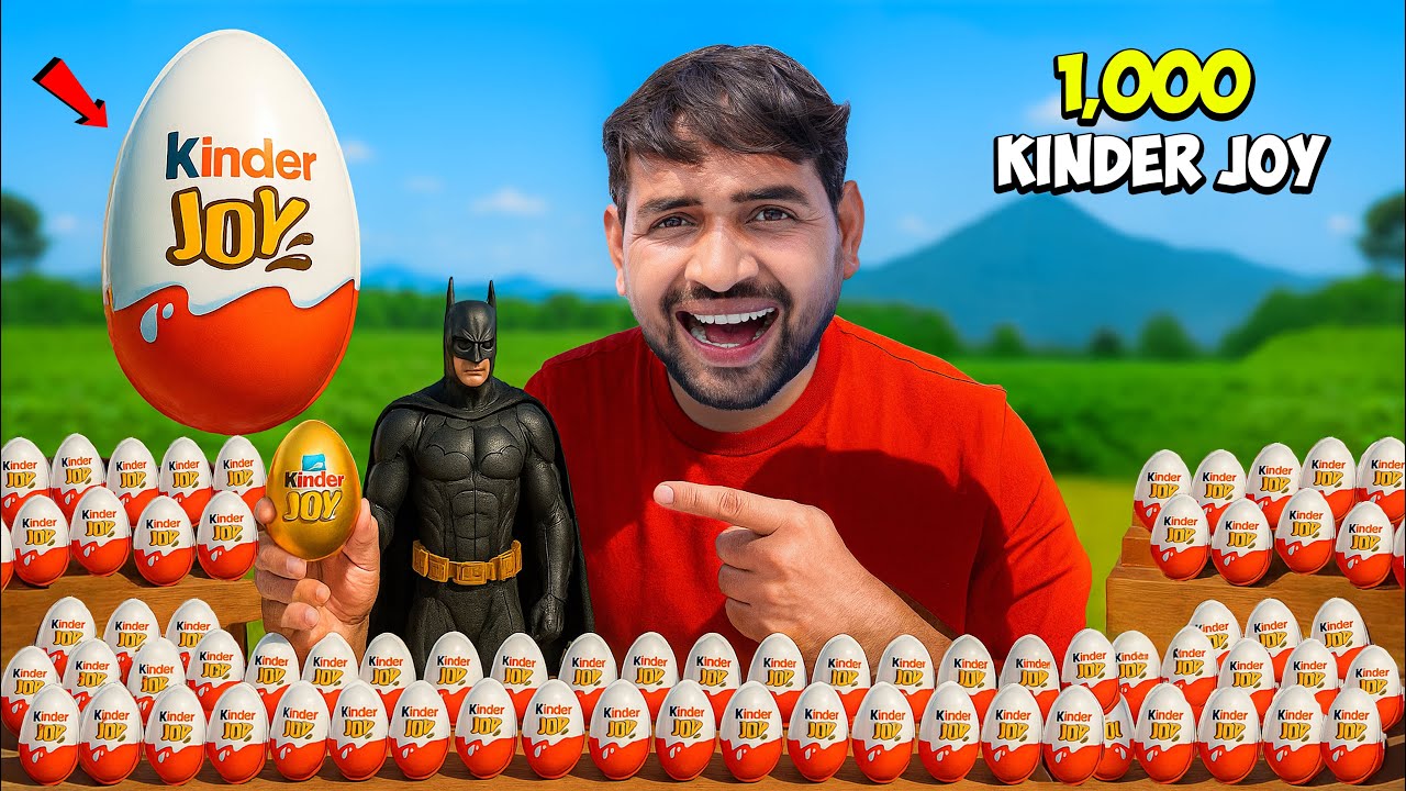 Opening 1000 Kinder Joy - कौन कौन से खिलौने निकलेंगे ? Worth - ₹50000 