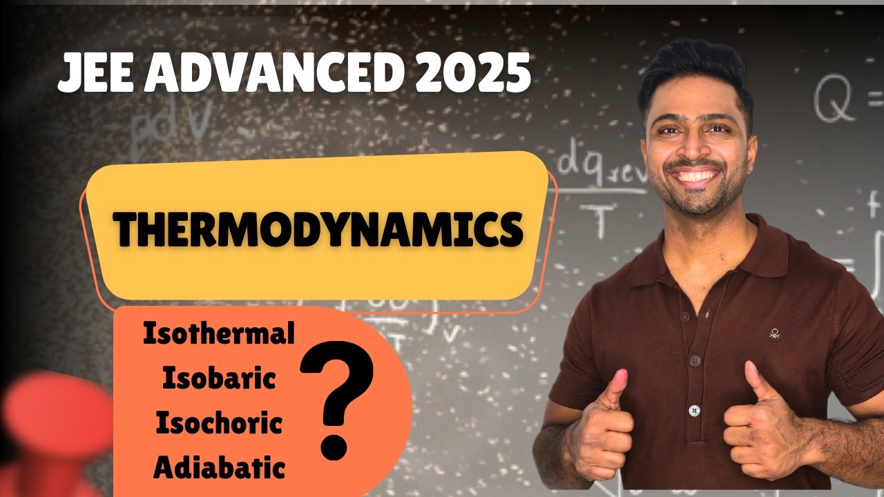 JEE Advanced Physics 2025 Thermodynamics + NLM. Neat solution, clear thinking.