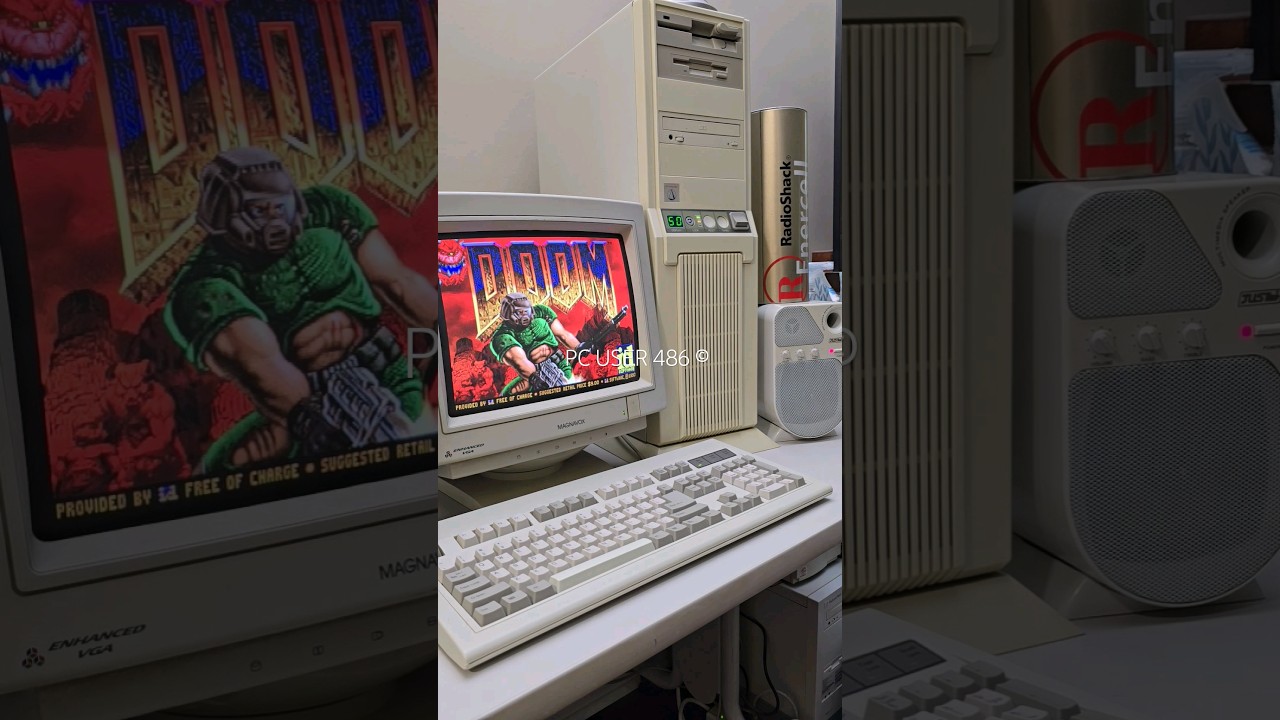 90s PC #gaming - Shareware DOOM (1993) #nostalgia