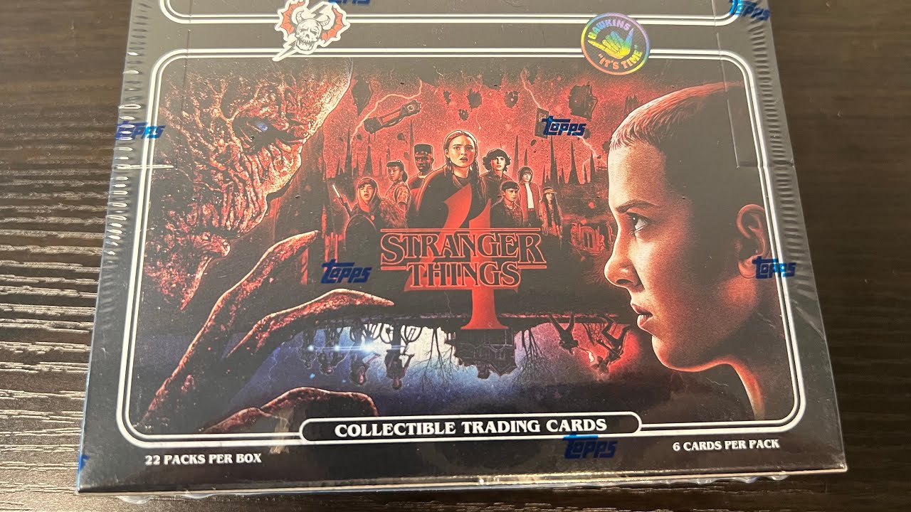 TOPPS STRANGER THINGS SEASON 4 HOBBY BOX RIP - Worth $150? SHOW SPOILER ALERT