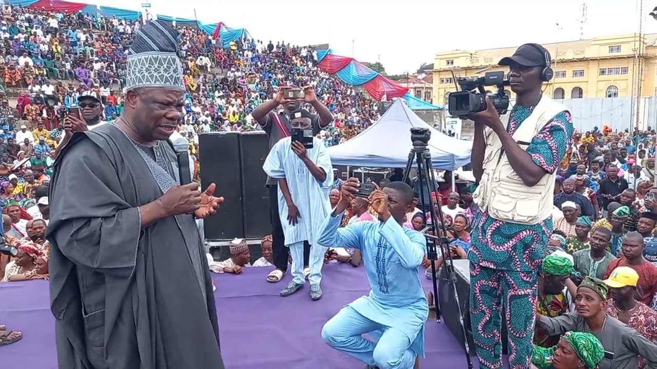 Why I stepped down for Asiwaju Bola Tinubu (Mammoth crowd welcome Amosun to Abeokuta (Episode VII)