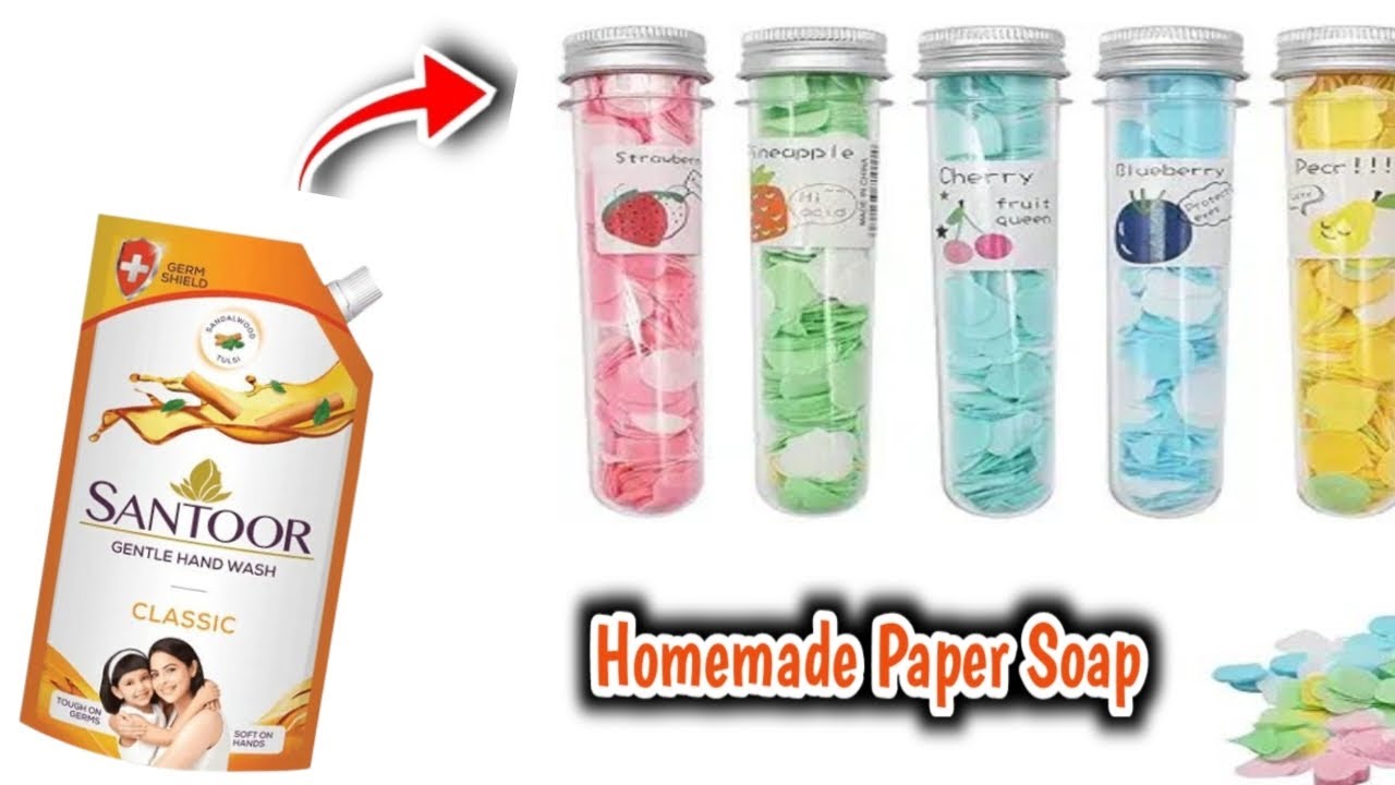 Paper Soap Making at Home | No Oven No Mould | How to Make Paper Soap at Home | Travel Soap Sheets