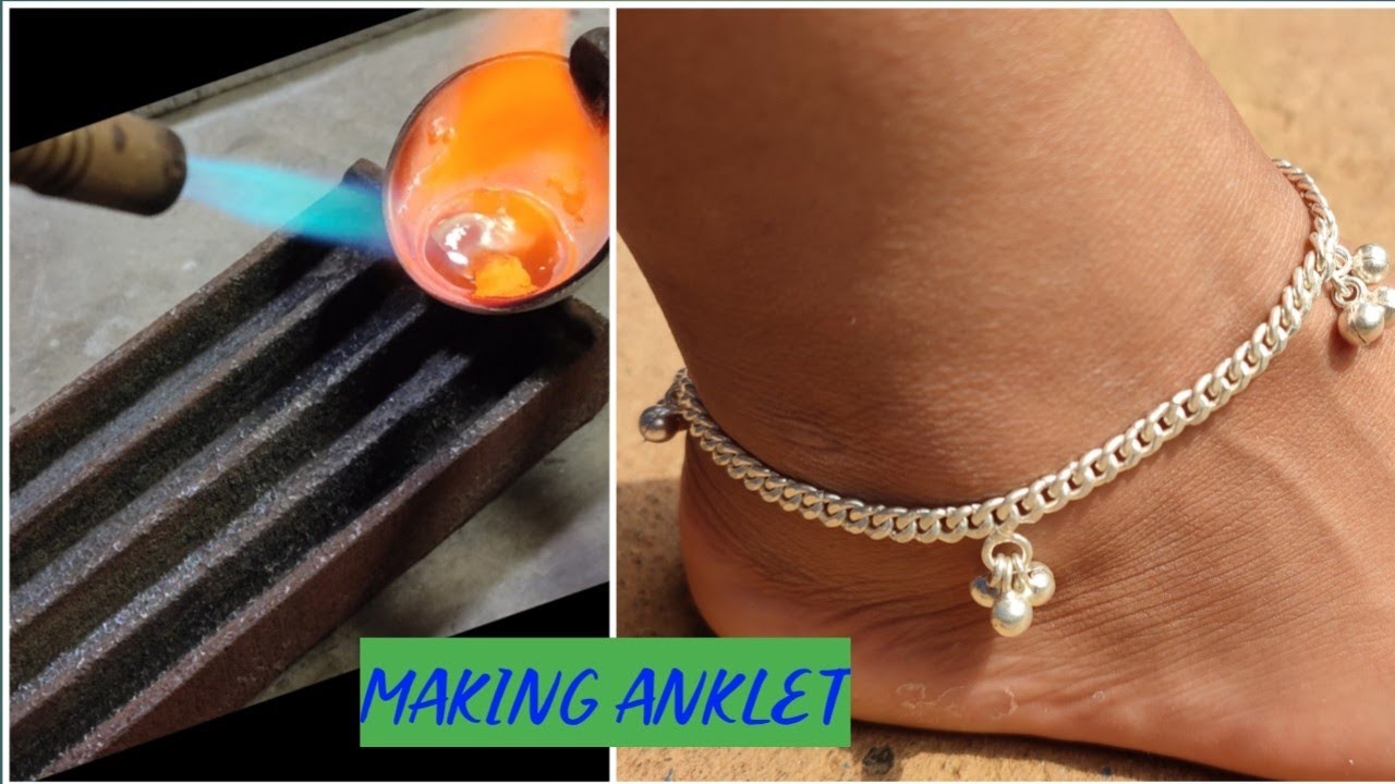 Making Silver Anklet / How To make Silver Anklet