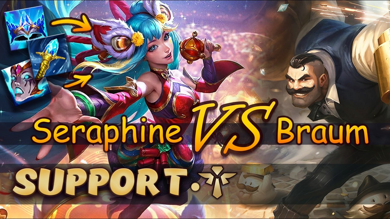 Seraphine & Jinx vs Braum & Sivir | Support | Full game | League of Legends - patch 26.03