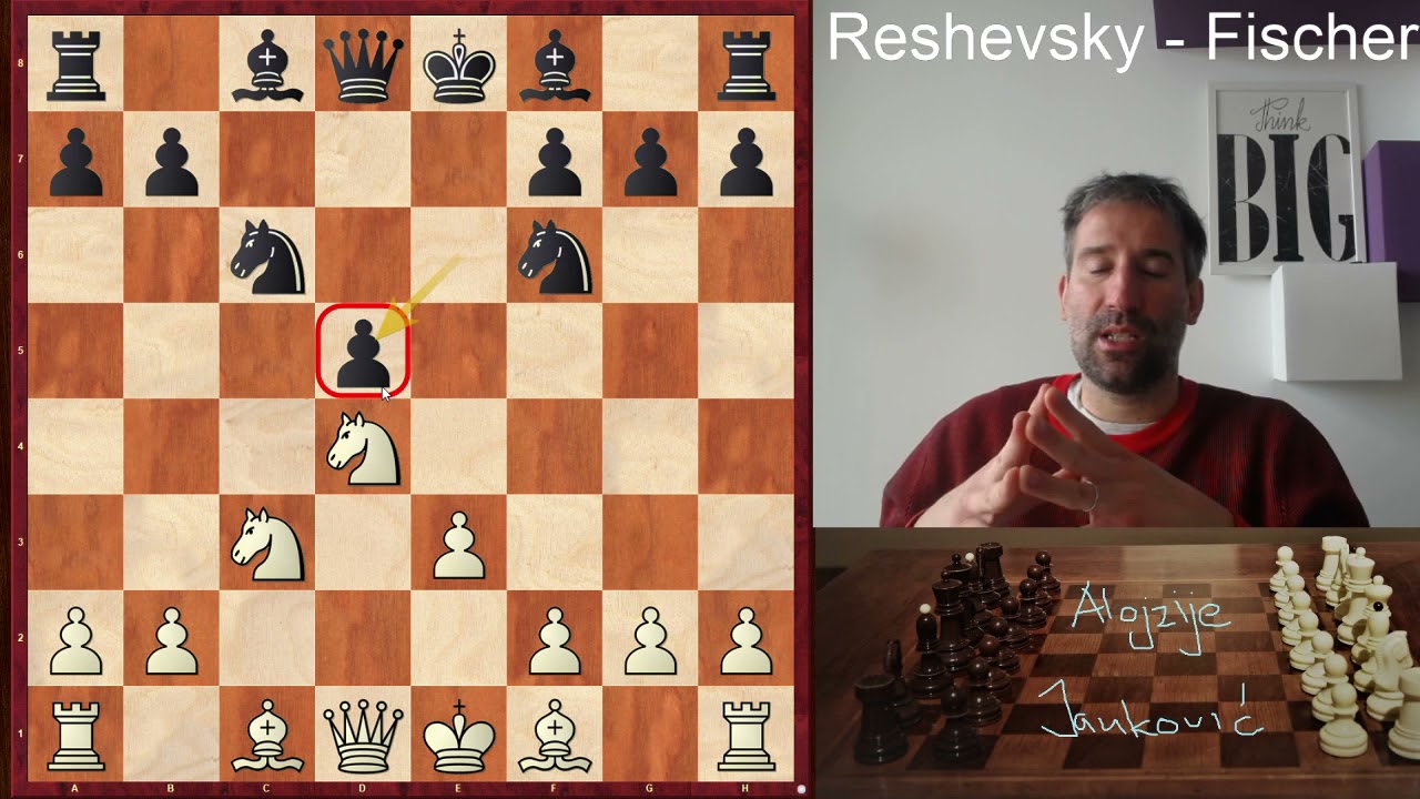 Kako igrati poziciju s izoliranim pješakom(Reshevsky - Fischer, New York 1963.)
