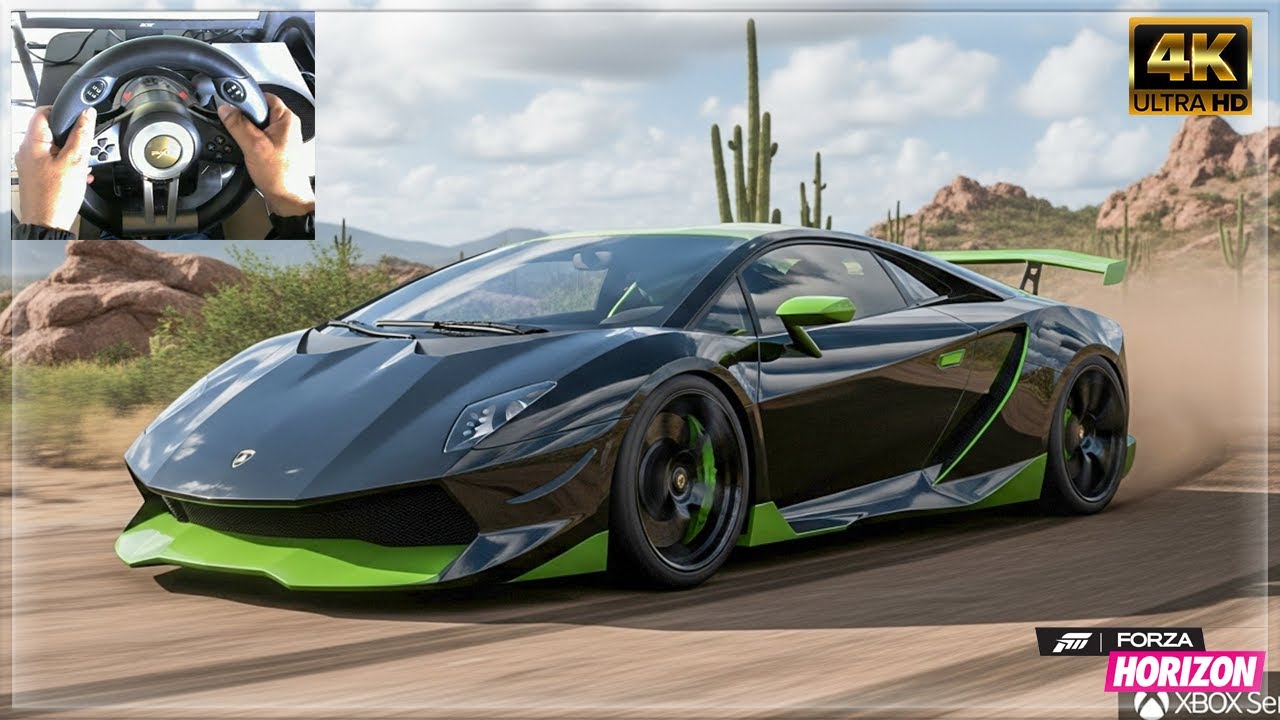 Lamborghini Sesto Elemento 2011 : Forza Horizon 5 | Pxn V3 Pro Steering Wheel come and see this...