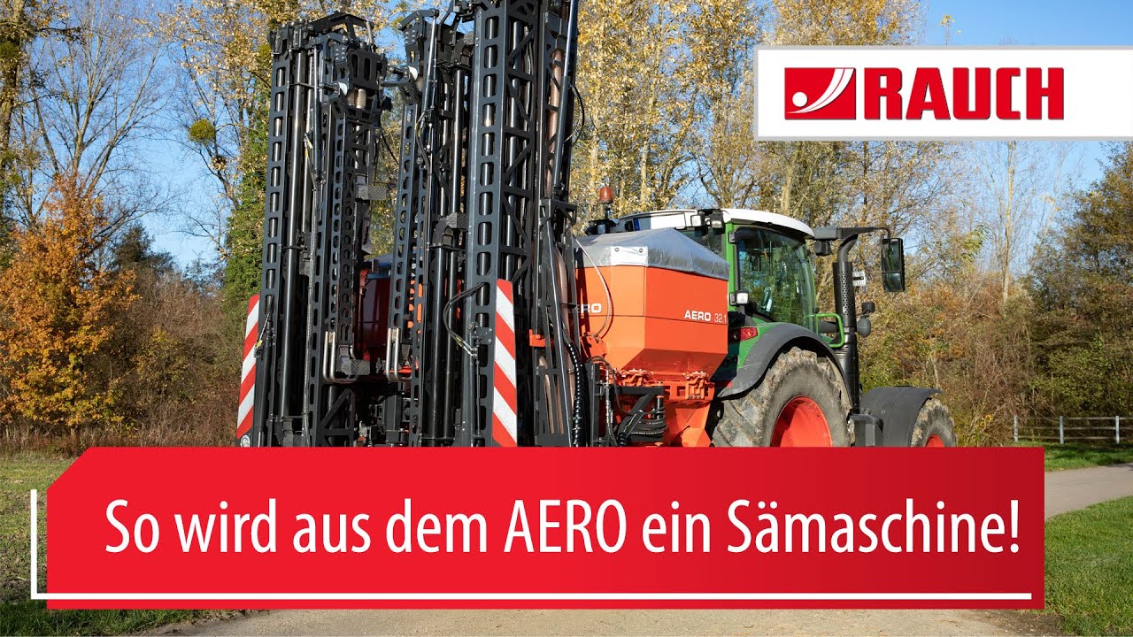 So wird aus dem AERO ein Sämaschine!  |  RAUCH Landmaschinenfabrik