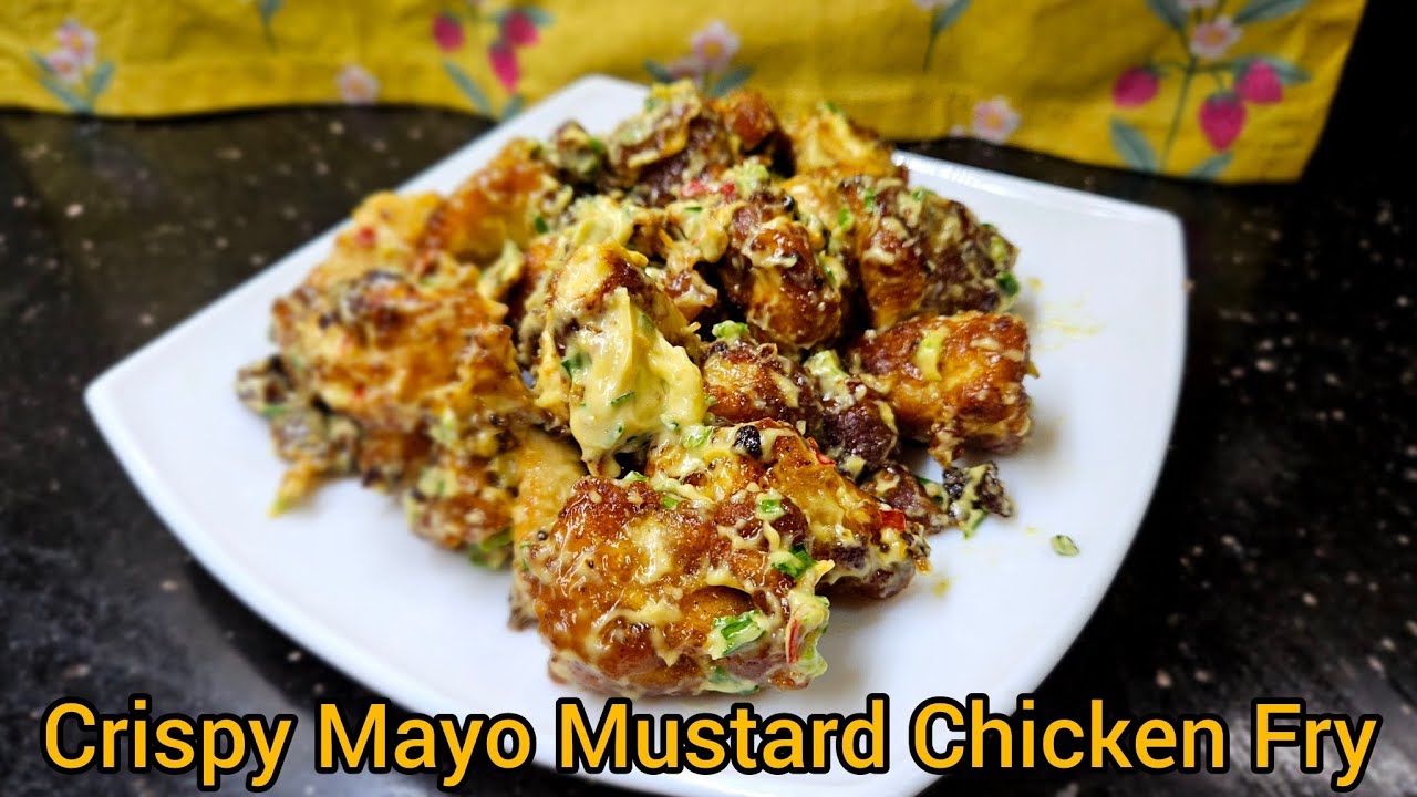 Crispy Mayo Mustard Chicken Fry Recipe| মেয়ো-মাস্টার্ড সসে চিকেন কিউব ফ্রাই রেসিপি@MomentsandMagic 