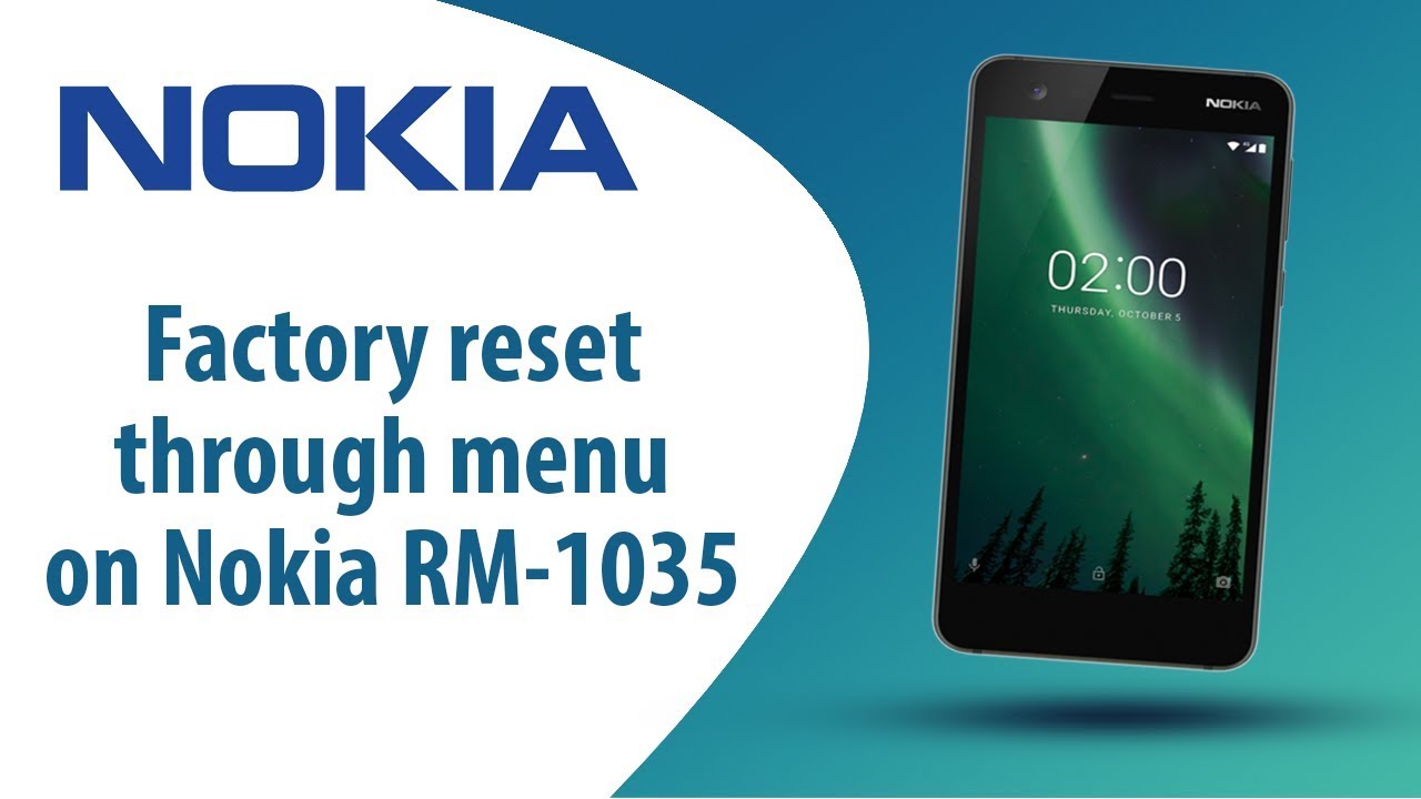 How to Factory Reset through menu Nokia RM-1035?