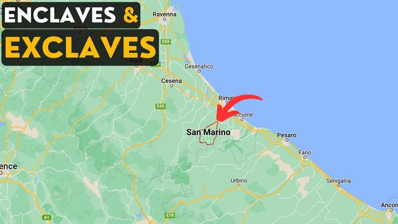 Interesting Enclaves & Exclaves From Around The World