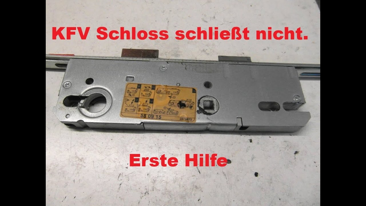 KFV-Schloss schließt nicht – Erste Hilfe & Fehleranalyse Symptome