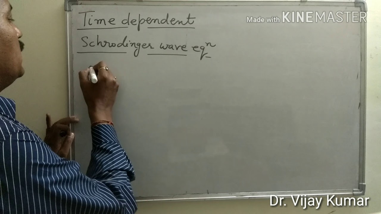 Schrodinger wave equation (time dependent) learn only in two minutes