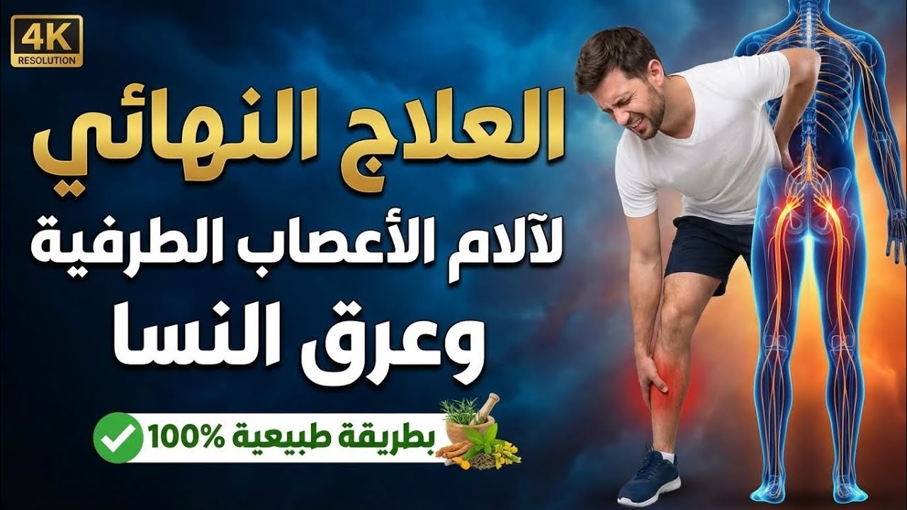العلاج النهائى لآلتهاب الاعصاب الطرفية وعرق النسا بطريقه طبيعيه