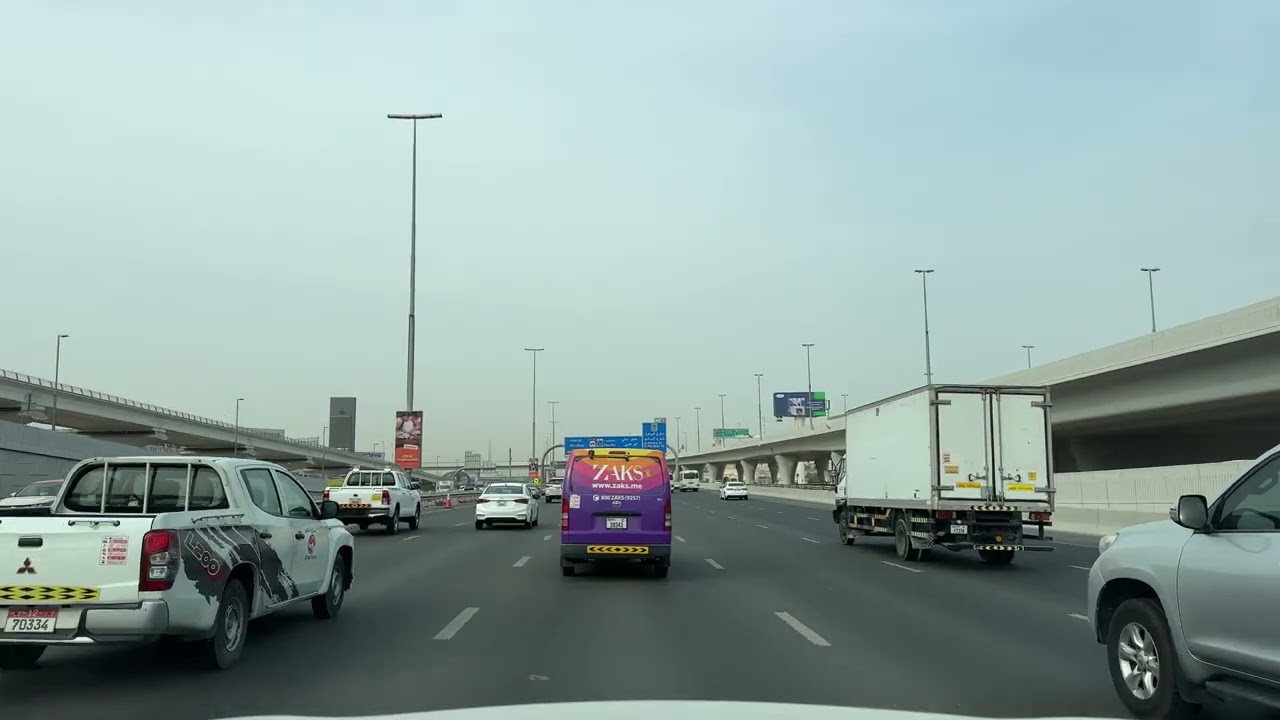Jumeirah To Al Barsha Driving uae 19  August 2025