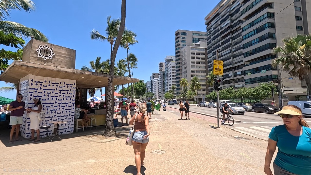 Orla marítima de Recife e Praia de Boa Viagem 15 de março 2026