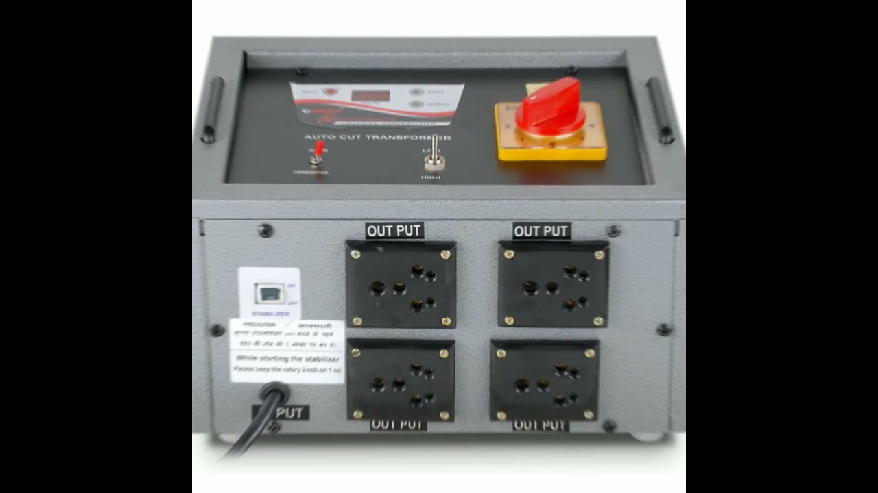 DACHI 5 KVA Voltage⚡ Stabilizer Specially for DJ/PA Systems 