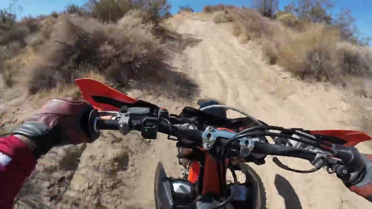 Jawbone Canyon | Alone riding KTM 350