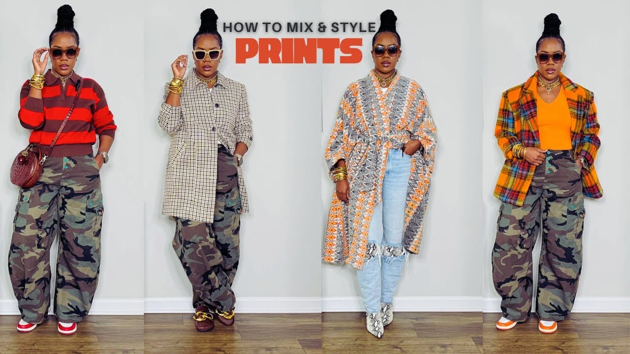How to mix and style prints 