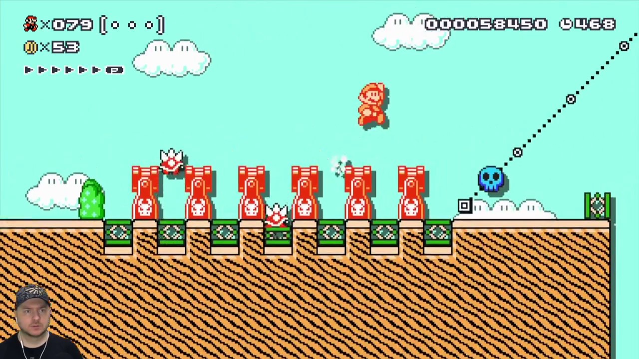 Super Mario Maker: 100 жизней марио, hard