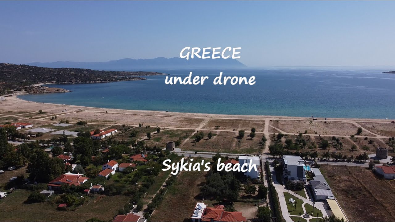 Sykia's beach, Chalkidiki Greece with DJI Mavic Mini @2.7Κ (GREECE under drone) (016) #travelgreece