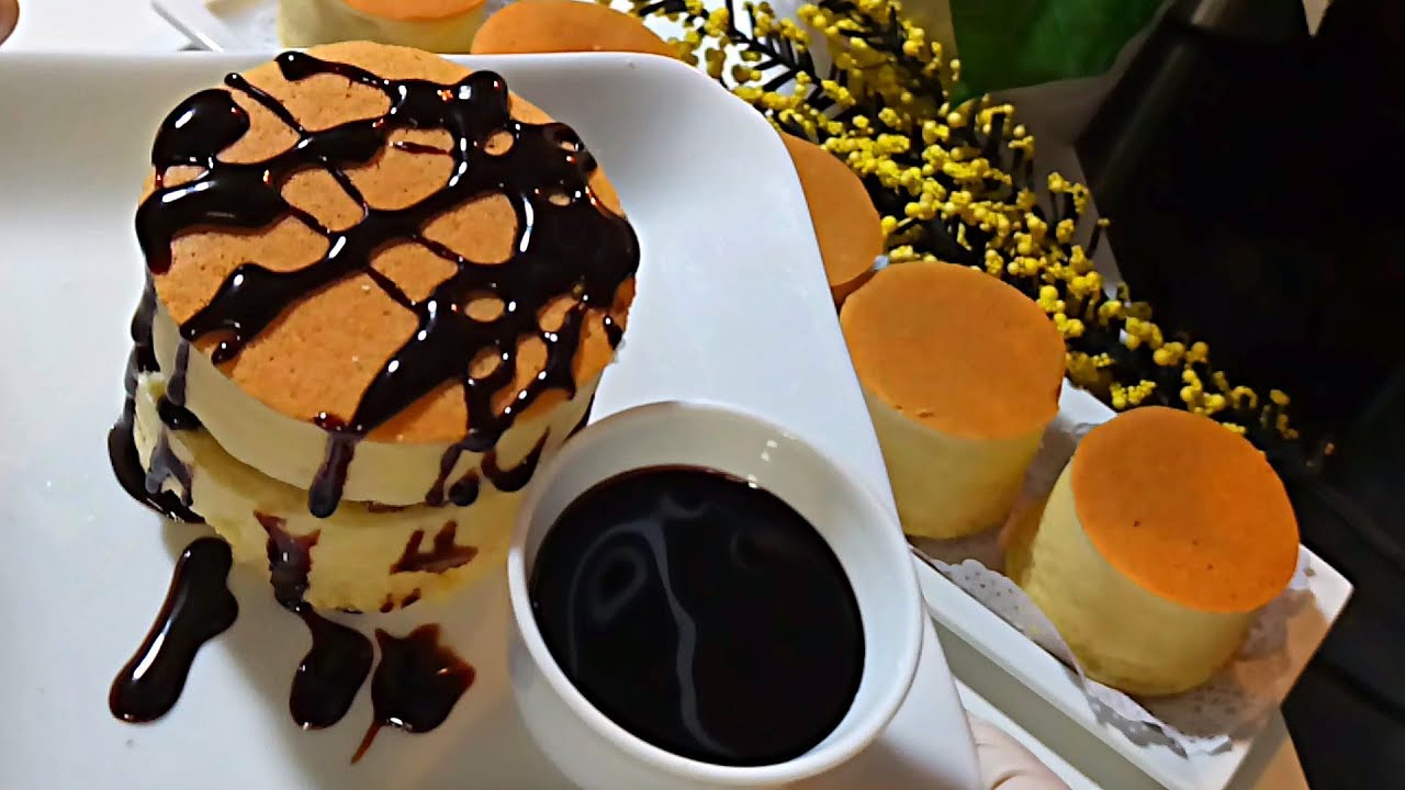 بان كيك سوفلي ياباني طري كالقطن ولذيذ بطريقة سهلة وسريعة /Japanese pancakes