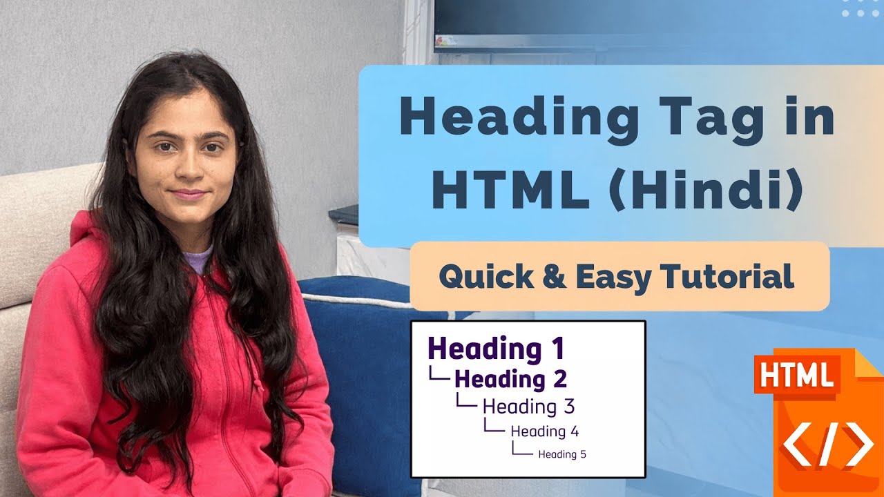 HTML Heading Tags Explained | H1 to H6 Tags for Beginners | HTML Course for Beginners in Hindi