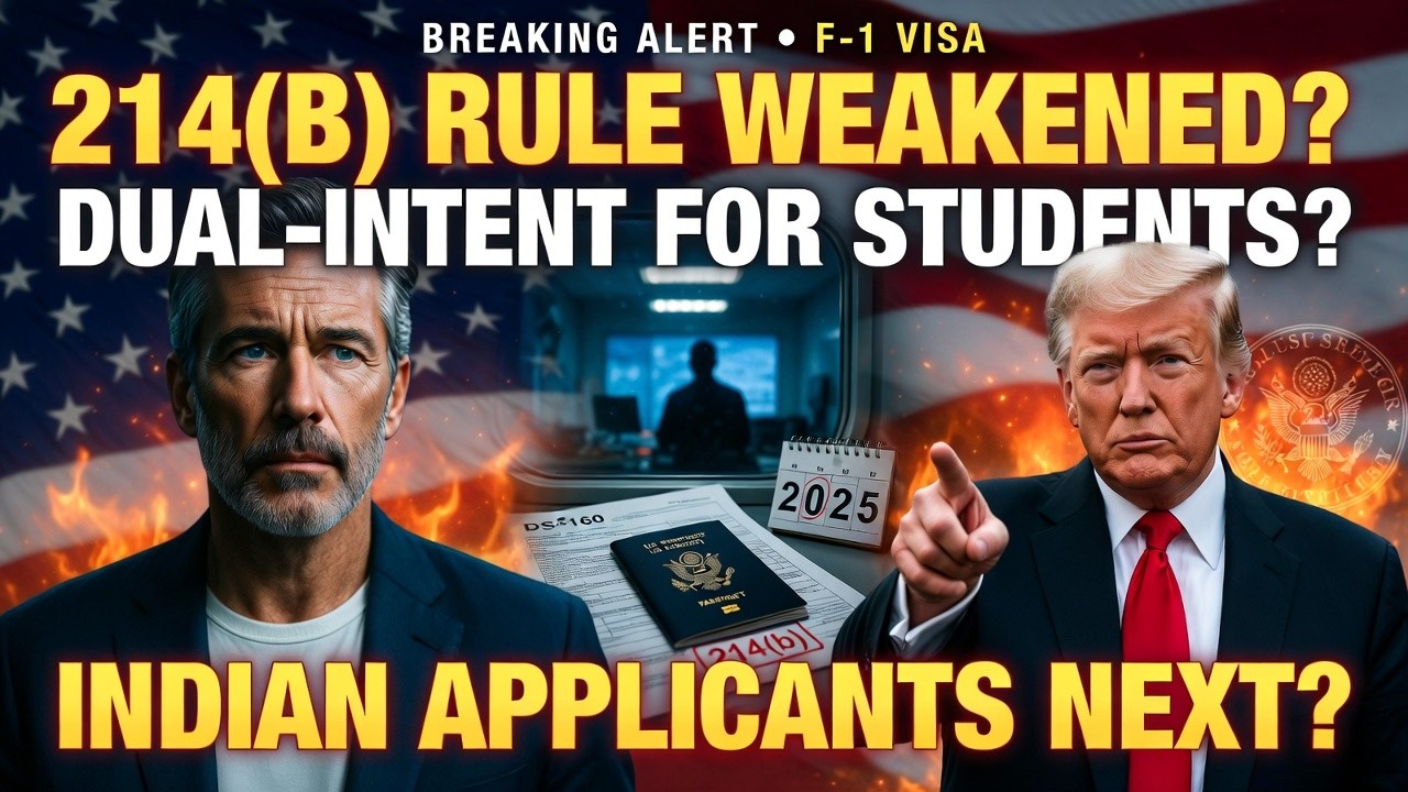 🚨BREAKING UPDATE: Check USCIS-Linked F-1 Visa Reform 2025, Dual-Intent for Students? #usimmigration