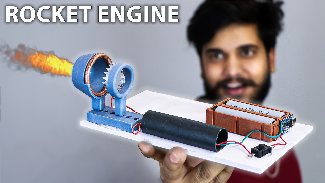 DIY ROCKET ENGINE | I built an IONIC PLASMA THRUSTER