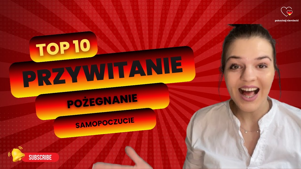 Niemiecki od podstaw - przywitanie/pożegnanie/samopoczucie #3