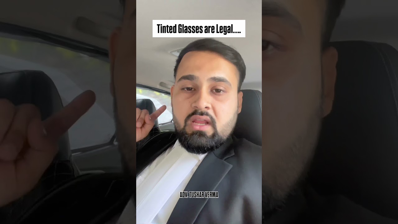 Tinted Glasses on car is Legal&hellip;. #legalawareness #lawstudent #knowyourrights #legalknowledge