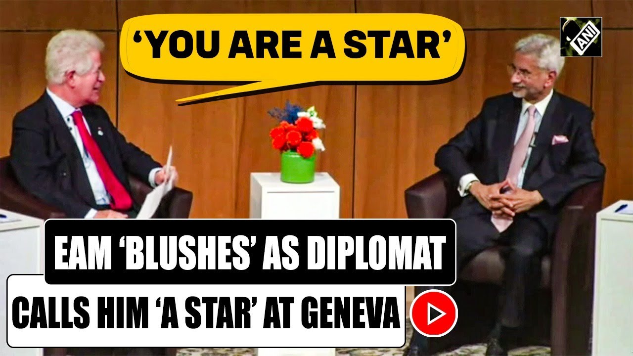 “You are a star in the world…” EAM Jaishankar ‘blushes’ as diplomat lauds him in Geneva