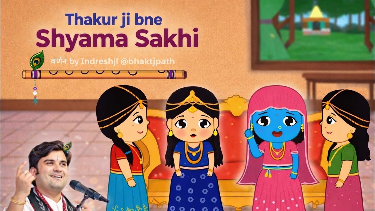 ठाकूर जी बने श्यामा सखी || Thakur ji bane shyama sakhiiii ||